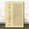 Neutral Milk Hotel In The Aeroplane Over The Sea Rustic Script Song Lyric Print