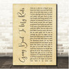 Odyssey Going Back To My Roots Rustic Script Song Lyric Print
