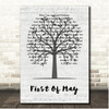 Bee Gees First Of May Music Script Tree Song Lyric Print