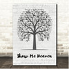 Maria McKee Show Me Heaven Music Script Tree Song Lyric Print