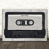 Rex Orange County Best Friend Music Script Cassette Tape Song Lyric Print