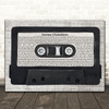 Culture Club Karma Chameleon Music Script Cassette Tape Song Lyric Print