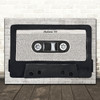 Dave Childz Skyline 09 Music Script Cassette Tape Song Lyric Print