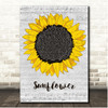 Post Malone & Swae Lee Sunflower Script Sunflower Song Lyric Print