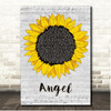 Sarah McLachlan Angel Script Sunflower Song Lyric Print