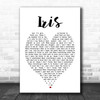 Iris Goo Goo Dolls Heart Song Lyric Music Wall Art Print