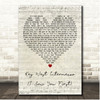 John Mellencamp Key West Intermezzo (I Saw You First) Script Heart Song Lyric Print