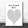 Kiss From A Rose Seal Heart Song Lyric Music Wall Art Print