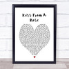 Kiss From A Rose Seal Heart Song Lyric Music Wall Art Print