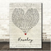 Kings Of Leon Revelry Script Heart Song Lyric Print