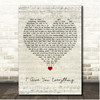 Lisa Stansfield I Give You Everything Script Heart Song Lyric Print