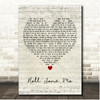 Lucky Daye Roll Some Mo Script Heart Song Lyric Print