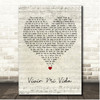 Marc Anthony Vivir Mi Vida Script Heart Song Lyric Print