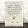 Minnie Ripperton Lovin' You Script Heart Song Lyric Print