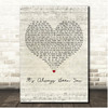 Phil Wickham Its Always Been You Script Heart Song Lyric Print