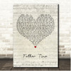 Richie Sambora Father Time Script Heart Song Lyric Print