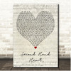 Ben Haenow Second Hand Heart Script Heart Song Lyric Print
