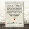 Steven Curtis Chapman Be Still & Know Script Heart Song Lyric Print