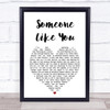 Van Morrison Someone Like You Heart Song Lyric Music Wall Art Print