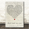 The Smashing Pumpkins Stand Inside Your Love Script Heart Song Lyric Print