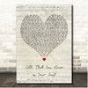 Tracy Chapman All That You Have is Your Soul Script Heart Song Lyric Print
