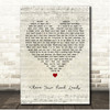 Trisha Yearwood Where Your Road Leads Script Heart Song Lyric Print