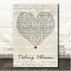 Turin Breaks Feeling Oblivion Script Heart Song Lyric Print