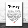 All Time Low Therapy White Heart Song Lyric Music Wall Art Print All Time Low Therapy White Heart Song Lyric Music Wall Art Print