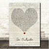 Viola Beach Go Outside Script Heart Song Lyric Print