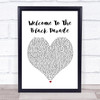 My Chemical Romance Welcome To The Black Parade Heart Song Lyric Music Wall Art Print