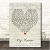 Brooks & Dunn My Maria Script Heart Song Lyric Print