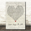 Corey Smith Love Says It All Script Heart Song Lyric Print
