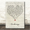 David Wilcox Kindness Script Heart Song Lyric Print