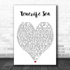 Tenerife Sea Ed Sheeran Song Lyric Heart Music Wall Art Print