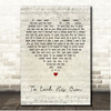 Eddy Howard To Each His Own Script Heart Song Lyric Print