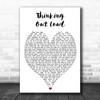 Thinking Out Loud Ed Sheeran Song Lyric Heart Music Wall Art Print