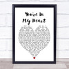 You're In My Heart Rod Stewart Heart Song Lyric Music Wall Art Print