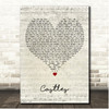 Freya Ridings Castles Script Heart Song Lyric Print