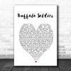 Buffalo Soldier Bob Marley Heart Song Lyric Music Wall Art Print