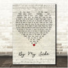 INXS By My Side Script Heart Song Lyric Print