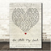 Jean Sibelius Be Still My Soul Script Heart Song Lyric Print