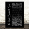 Charlie Rich The Most Beautiful Girl Black Script Song Lyric Print