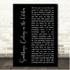Dana Something's Cooking in the Kitchen Black Script Song Lyric Print