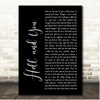 Amigo the Devil Hell and You Black Script Song Lyric Print