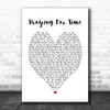 George Michael Praying For Time Heart Song Lyric Music Wall Art Print