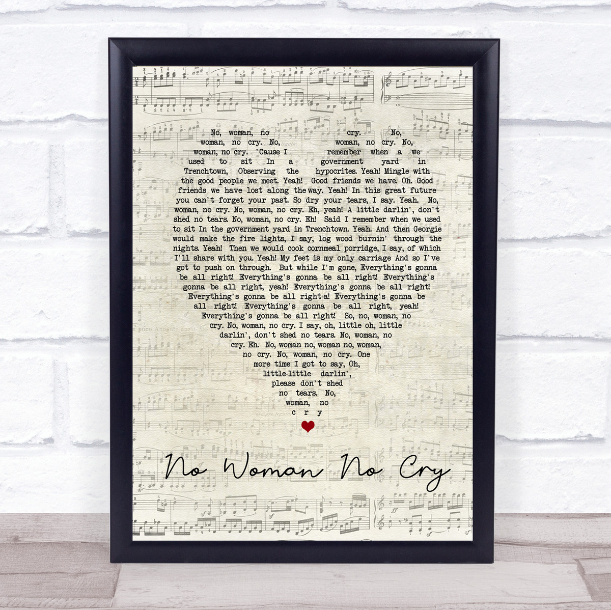 No Woman No Cry Bob Marley Script Heart Quote Song Lyric Print Song Lyric Designs Bob marley lyrics powered by www.musixmatch.com. song lyric designs