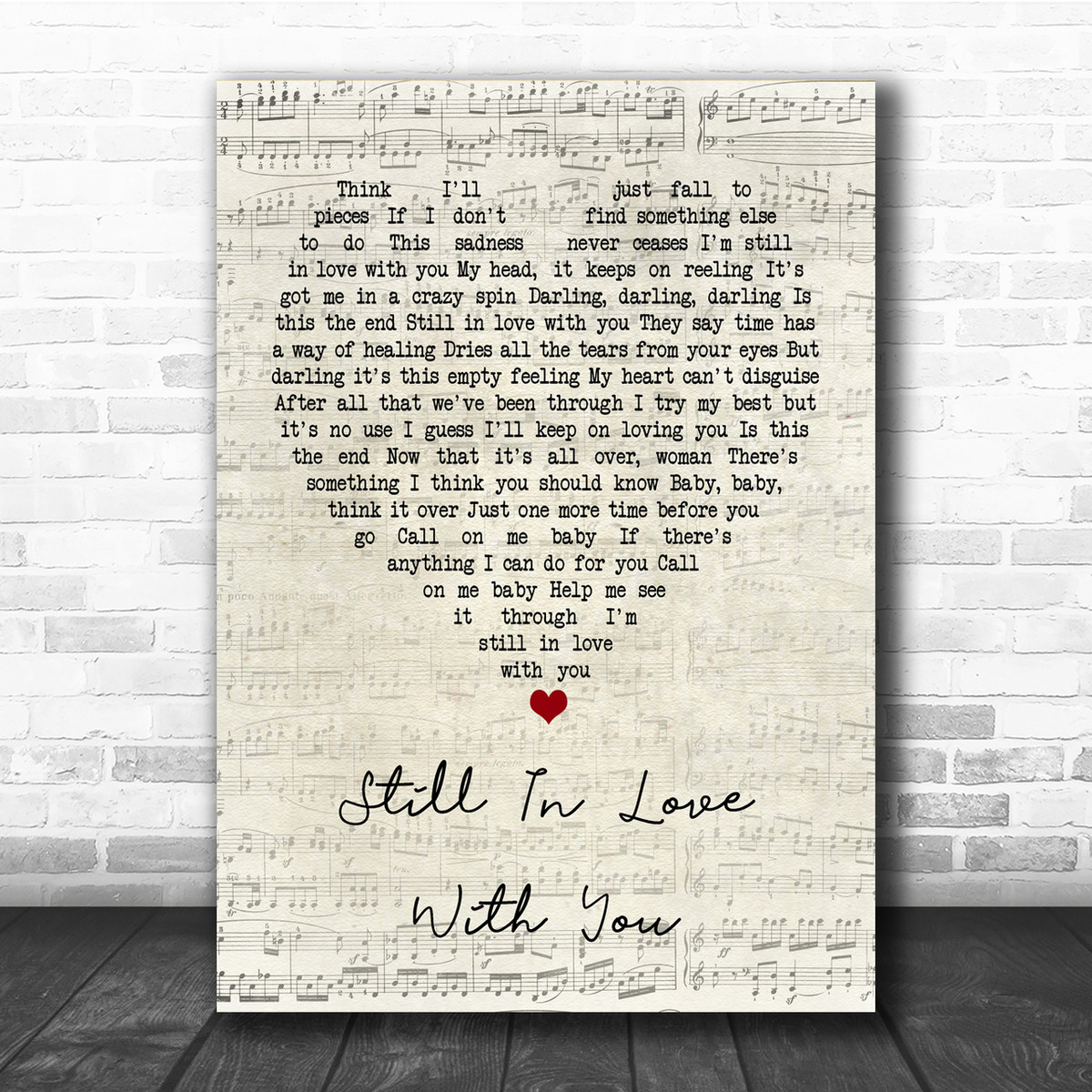 Three Times A Lady Script Heart Quote Song Lyric Print Home Garden Greeting Cards Party Supply Tlcschools Com