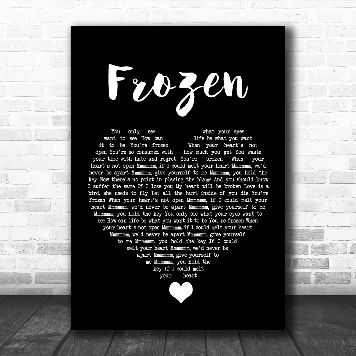 Madonna Frozen Black Heart Song Lyric Quote Music Print Song Lyric Designs Look madonna biography and discography with all his recordings. madonna frozen black heart song lyric quote music print