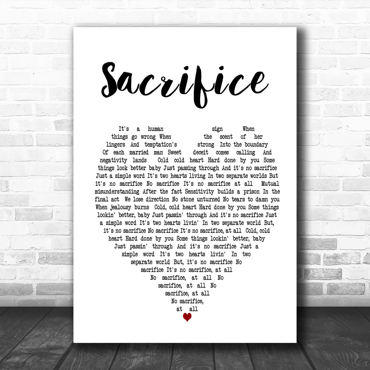 Elton John - Sacrifice - Lyrics 