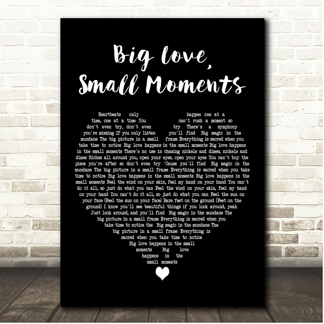 Big Love, Small Moments, JJ Heller